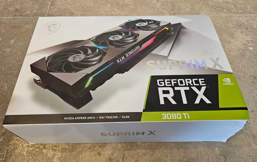 MSI GeForce RTX 3080 Ti SUPRIM X 12GB – stare impecabilă