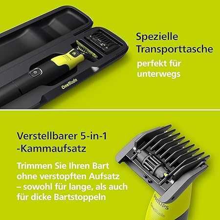 Хибридна самобръсначка за брада и тяло Philips OneBlade 360 QP4631/65