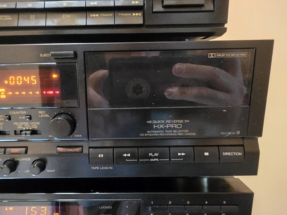 Sansui дек + Pioneer диск плейър
