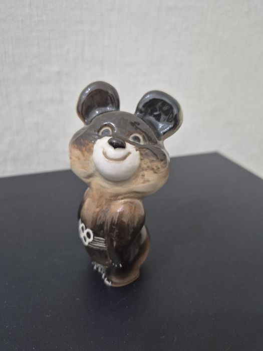 Олимпийский мишка ЛФЗ фарфор