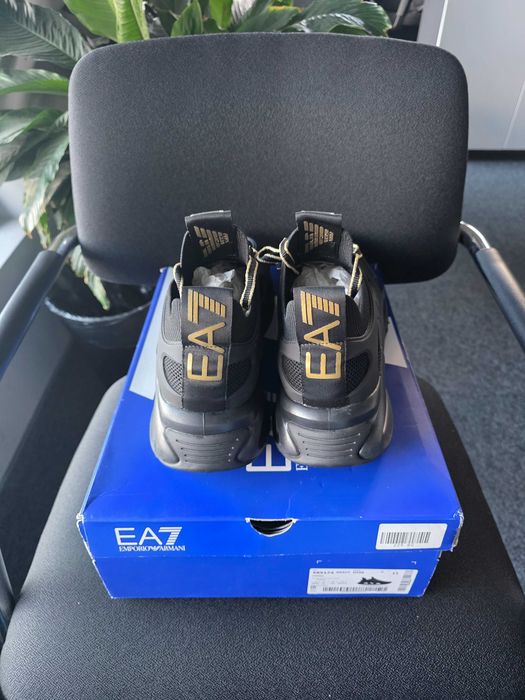 EA7 Emporio Armani, сникърси X8X174 XK377 U106, Черен