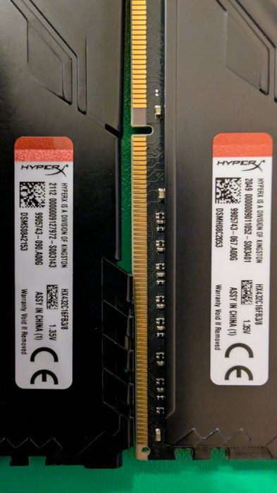 16gb (2x8) DDR4 3200 Kingston  FURY