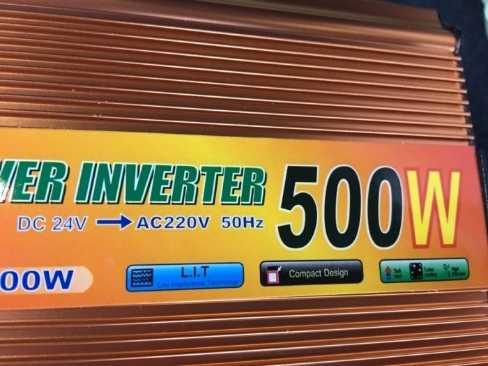 Invertor Curent 24V la curent 220V ( 500W) laptop,tv