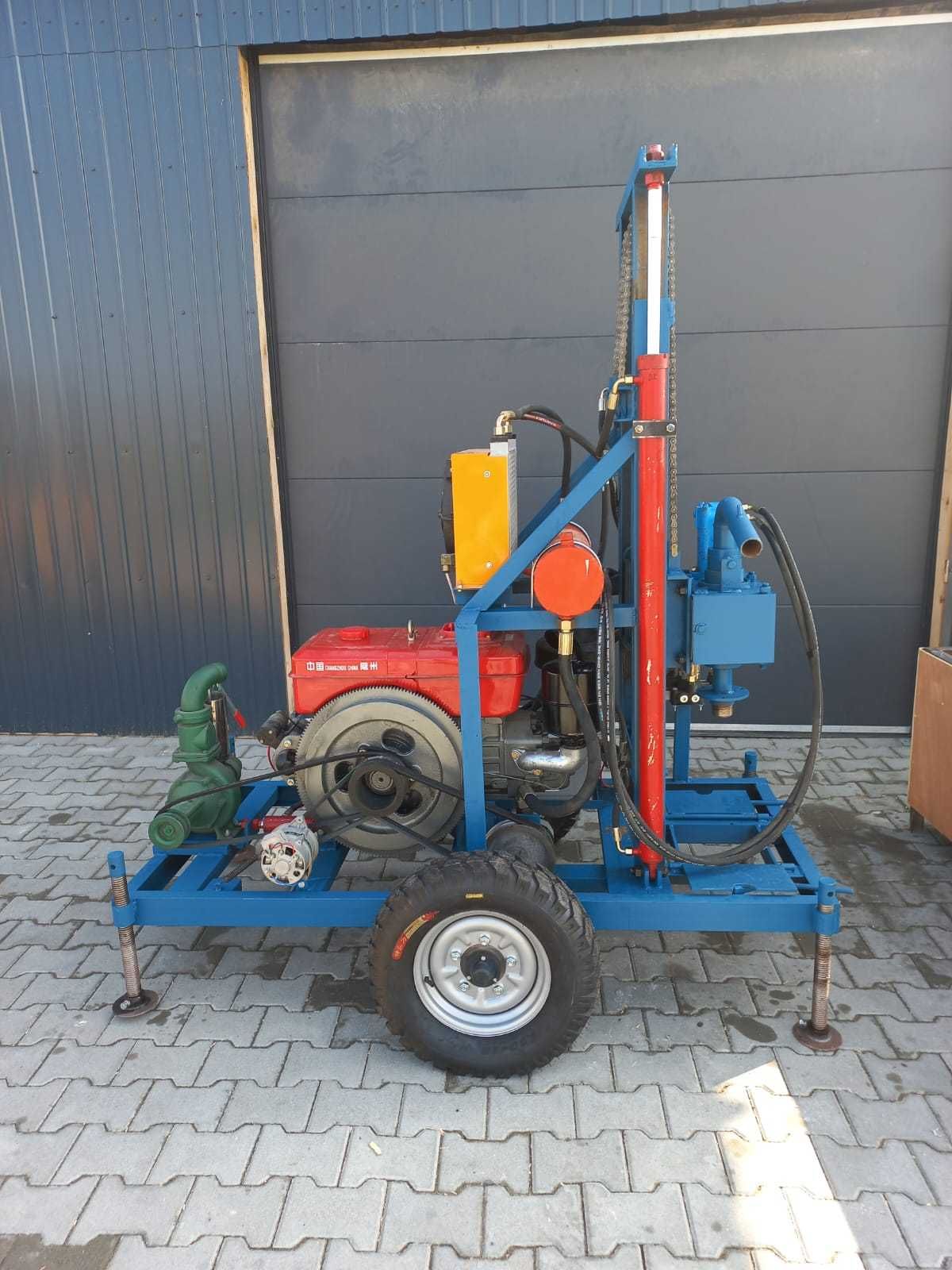 Utilaj Foraj Senile Diesel 32CP 100m prajina, Sape Incluse,