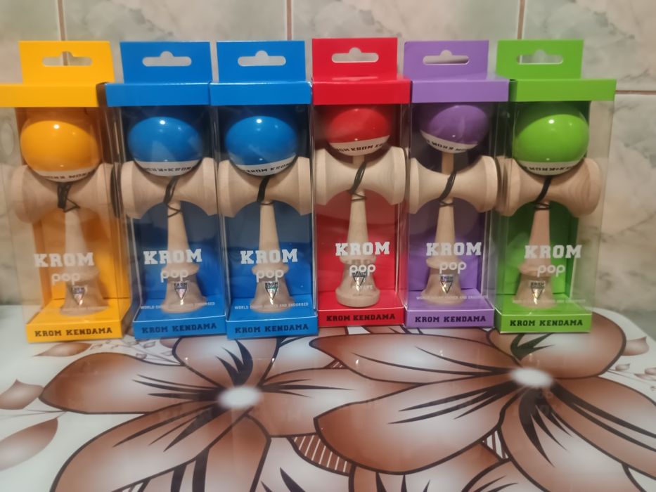 Kendama Krom originală, stare foarte bună, ideală pentru trick-uri