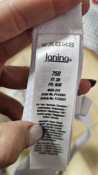 Sutien alb cu burete 75B si bustiera bleumarin XS