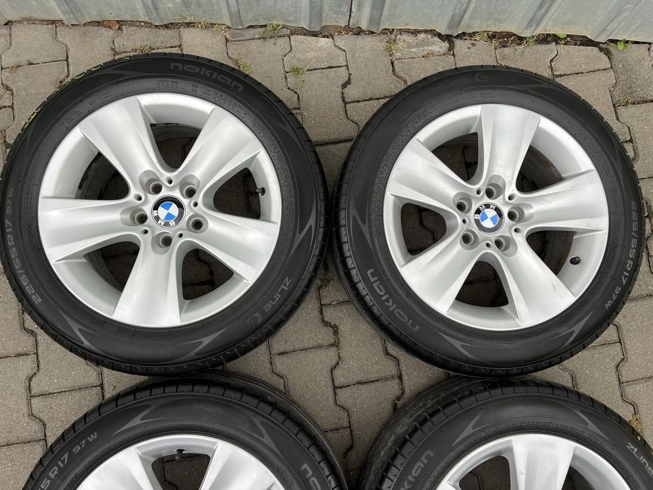 Jante aliaj 5x120mm, anvelope vara 225/55 R17, BMW E60 E61, F10 F11 GT