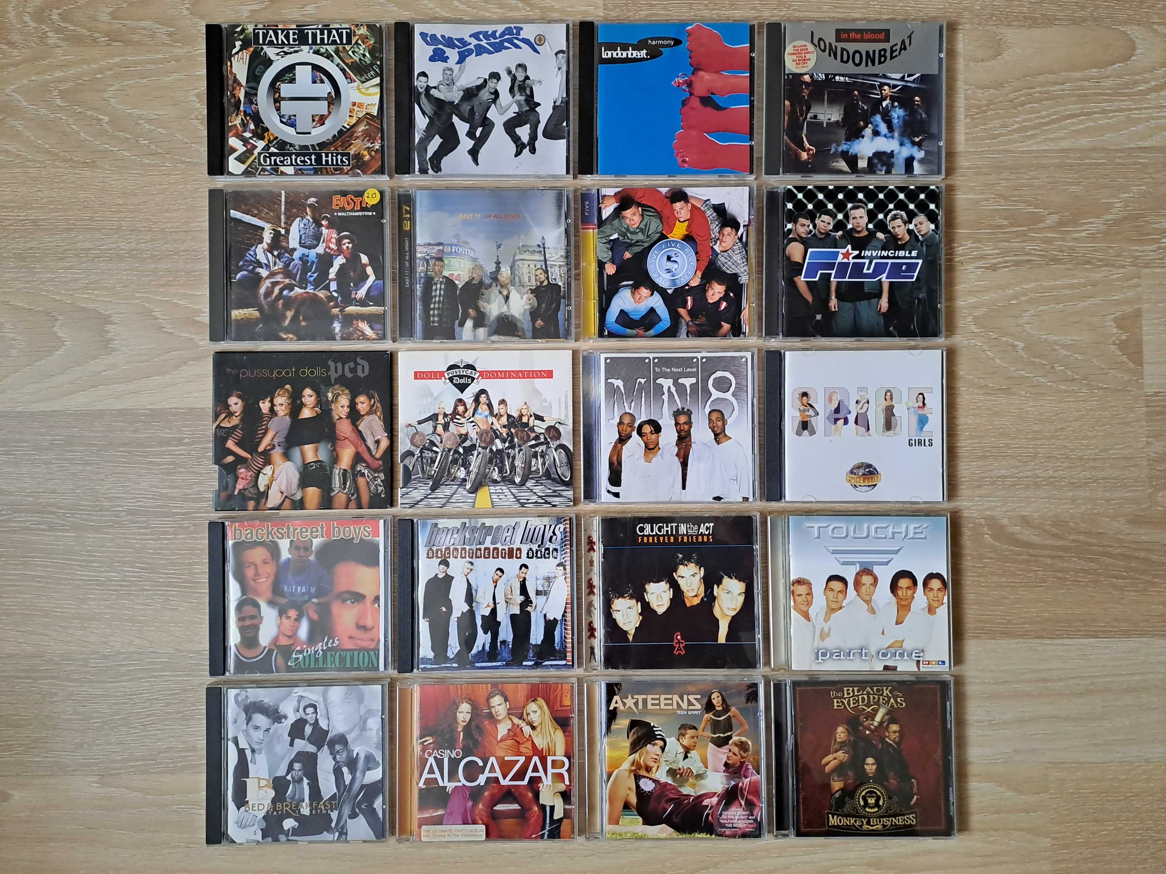 Colectie 20 CD originale albume Euro-Pop,Pop-Dance,Eurodance- anii '90