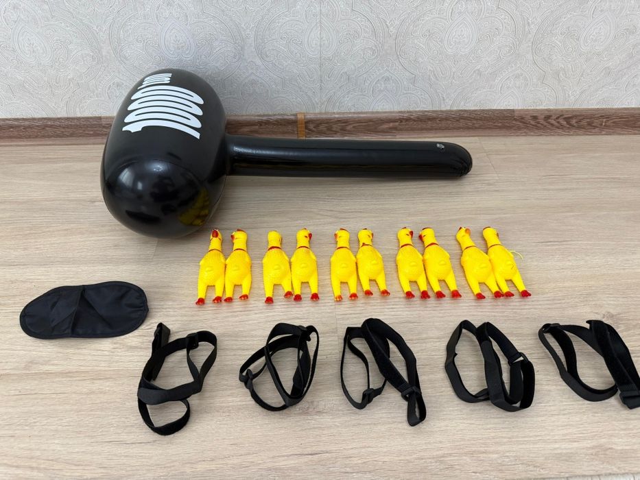 Шиыршық немесе көңілді отырысқа неше түрлі ойындар арендаға беріледі.