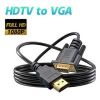 Cablu VGA Hdmi / Cablu Monitor PS4 Xbox Laptop TV PC HDMI