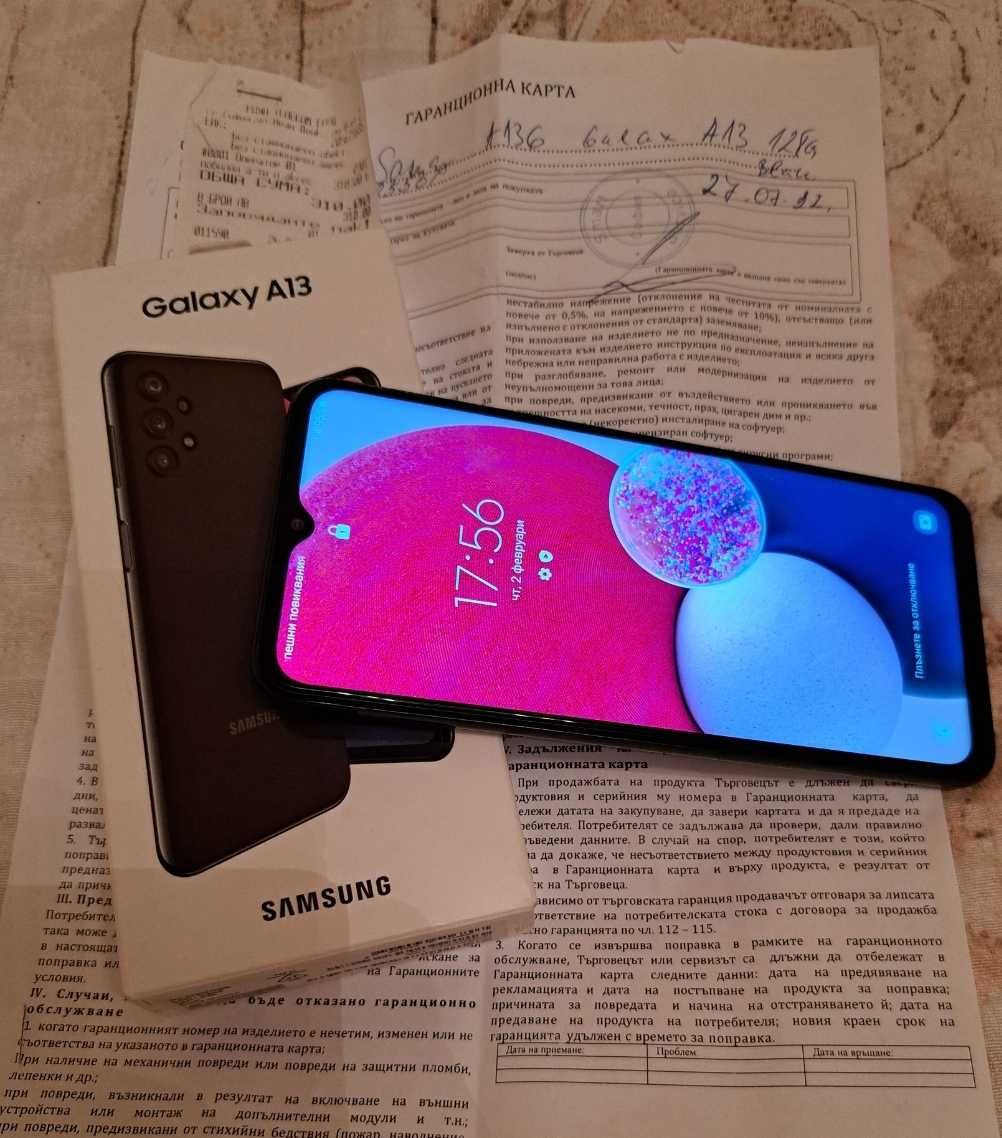 Samsung A13 128GB/4GB в гаранция