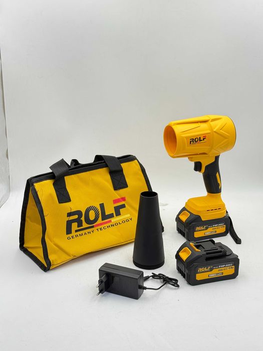 Аккумуляторная воздуходувка ROLF TOP-0003,  21 В, 95 000 об/мин