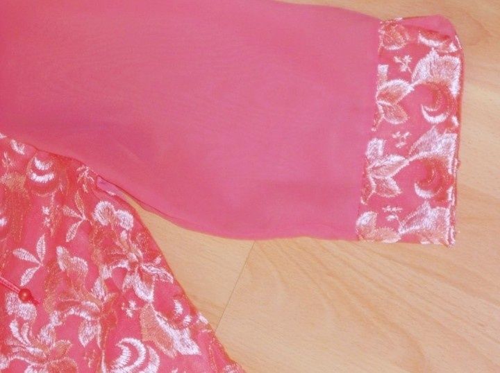 Bluza eleganta dama Gizell fashion,insertii voal și broderie