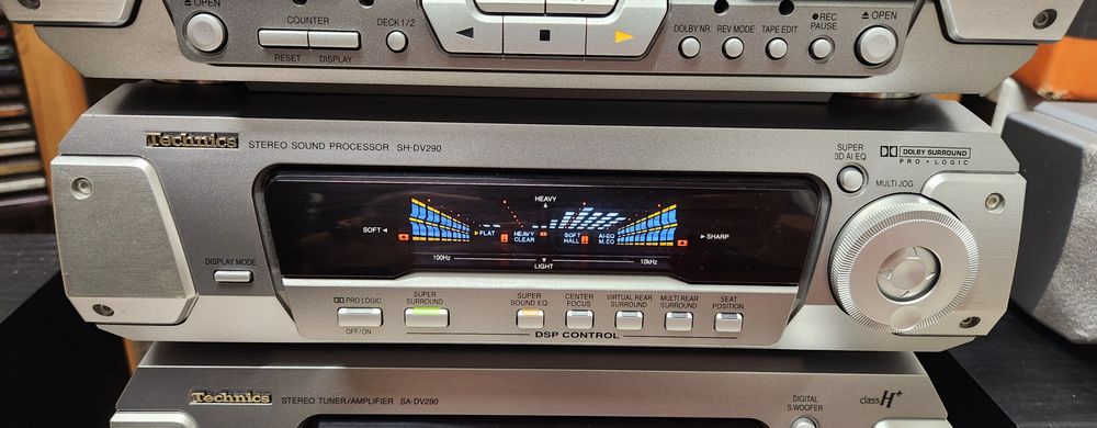 Sistem Technics complet cu Dvd sateliți Surround și telecomandă
