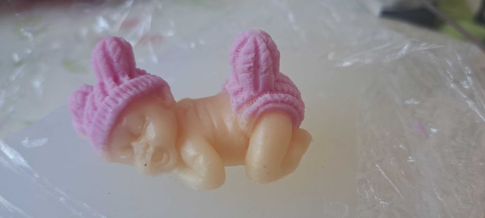 Сапунче за подарък бебе ръчно изработено