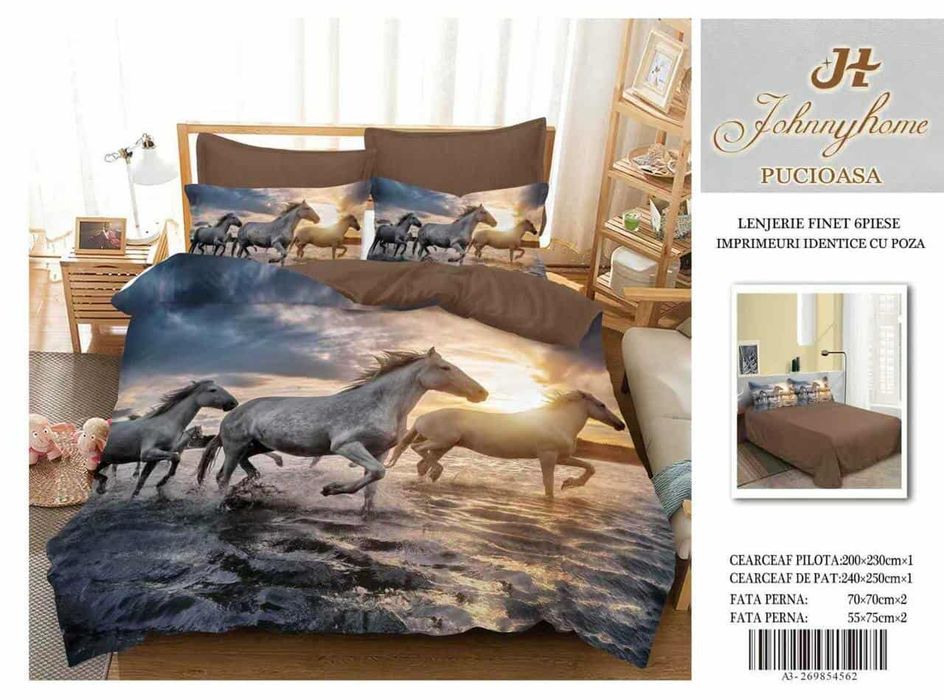 Lenjerie de pat finet 3 D