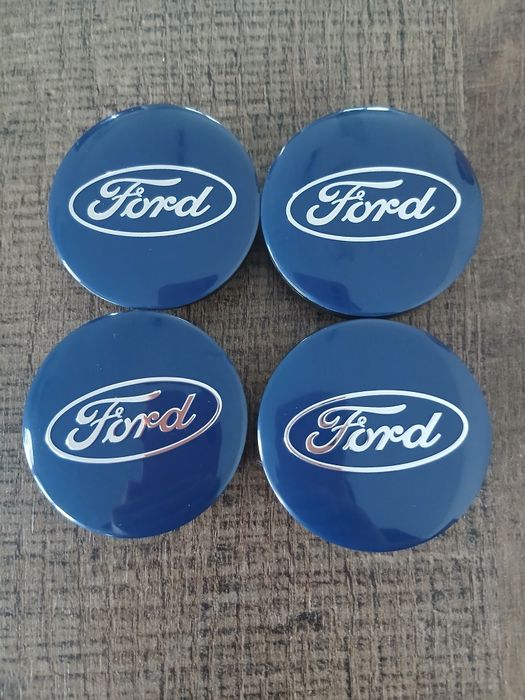 Капачки за джанти Форд сини декоративни тапи за джанти 52/55 Ford