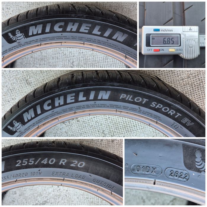 O bucată 255/40 R20 vară - una Michelin Hankook