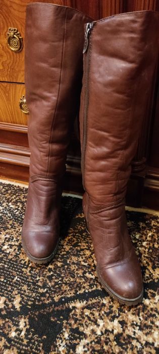 Сапоги зимние натуральная кожа натуральный мех