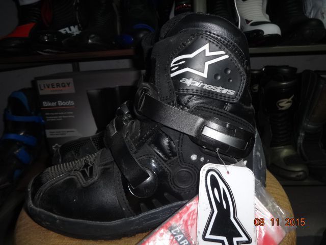 Alpinestars tech 2 40.5 размер нови ендуро мото крос къси ботуши бо