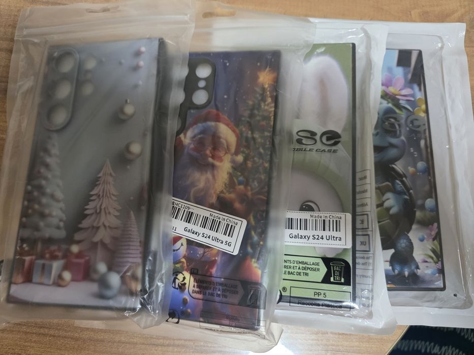 4 Huse samsung galaxy S24 ultra /150lei toate