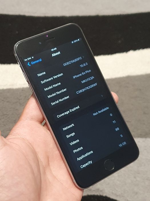 Iphone 6S Plus Space Gray 84%