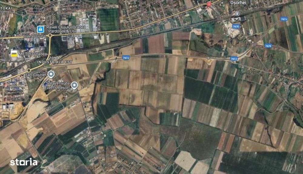 Gaminvest Teren extravilan 7807 mp, Osorhei, aproape de centura, V4041