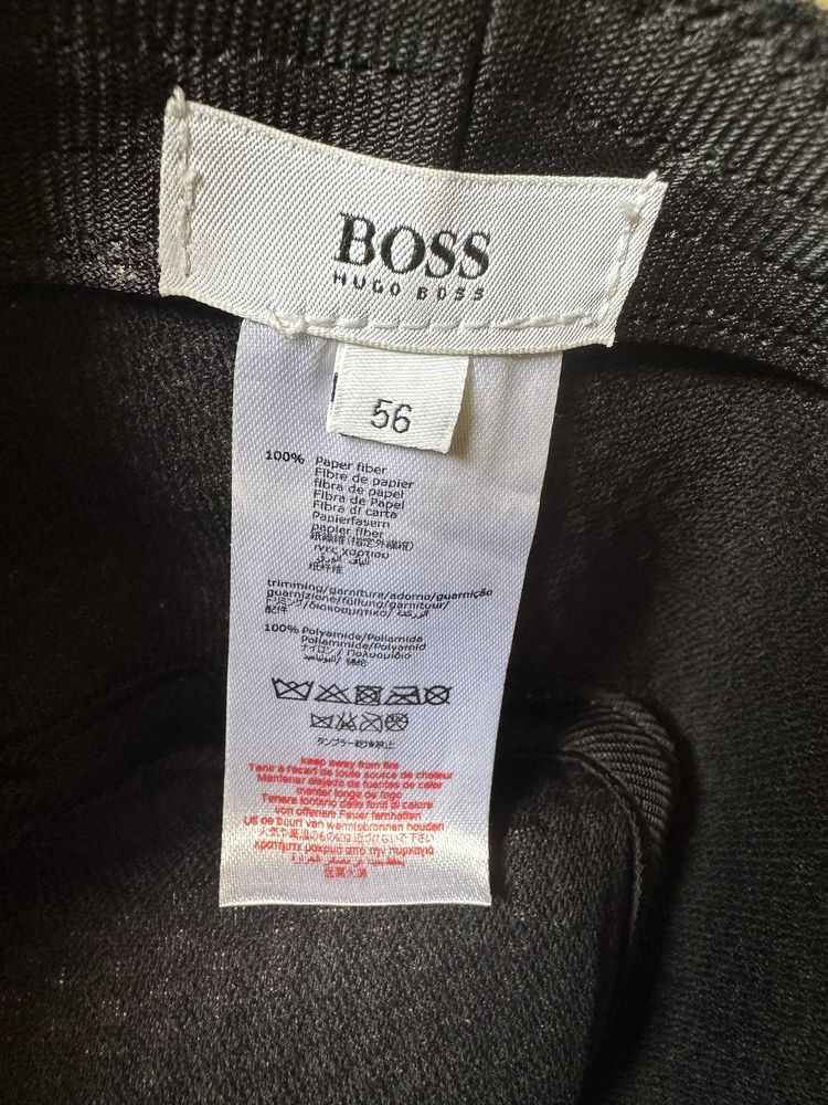 Оригинална шапка от рафия Boss Hugo Boss +подарък Zara коланче