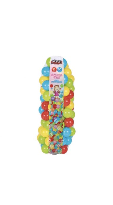 Set 50 bile mari 9 cm Pilsan Play Multicolor