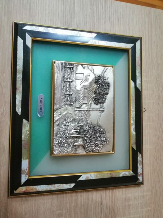 Tablou din argint 925