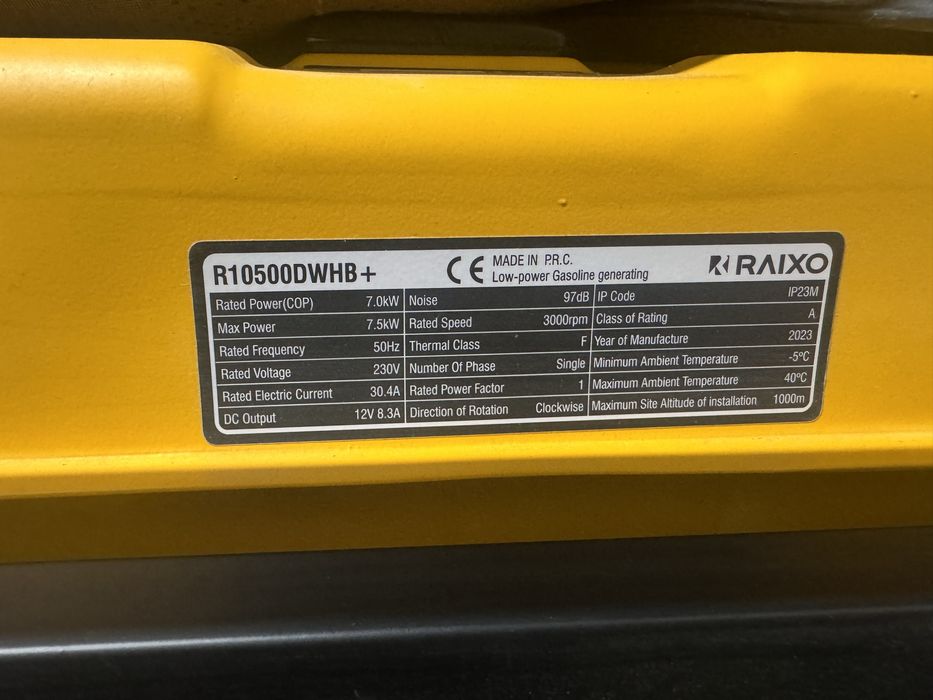 Дивижок Generator 7.5 kv  Sinus tok chiqaradi