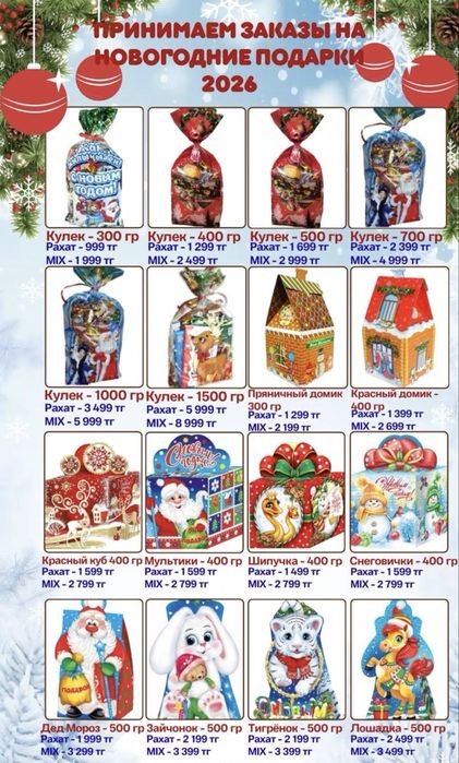 Новогодние сладкие подарки!