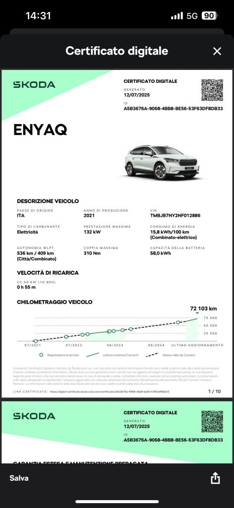 Skoda Enyaq iV60 Executive, термопомпа, гаранция