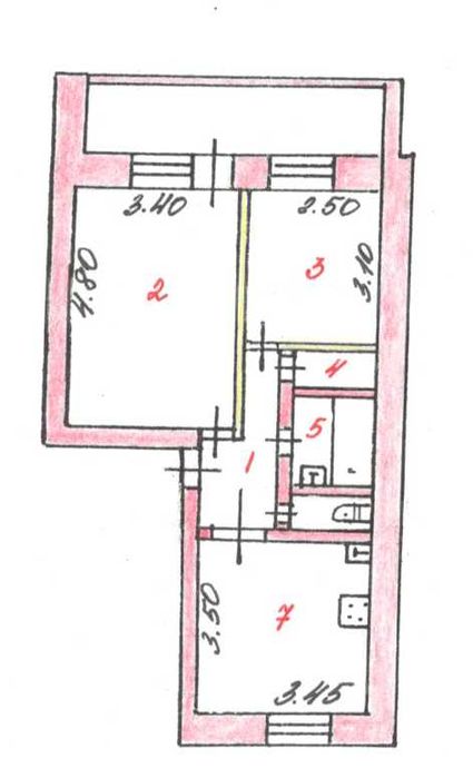 Продам 2-х квартиру возле школы № 11