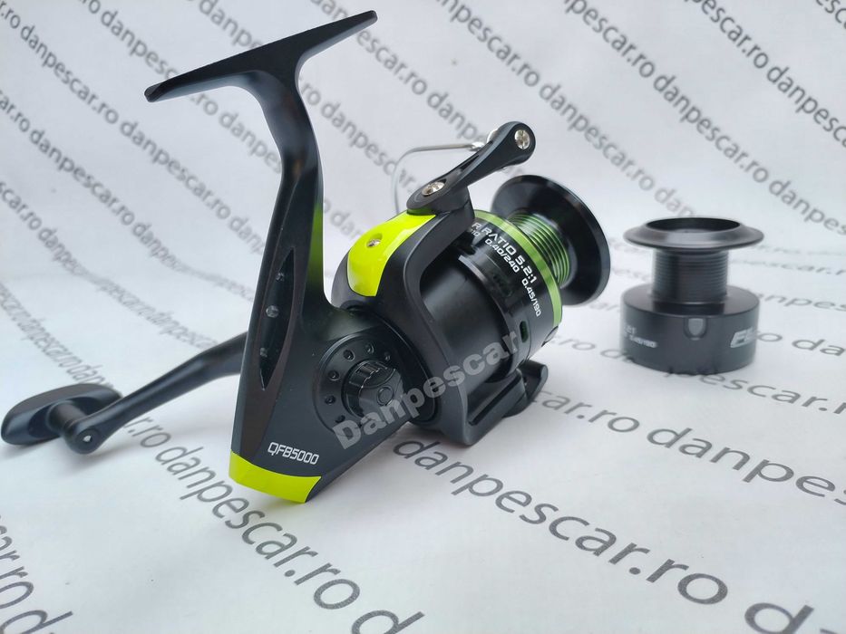 SET 4 Mulinete FL QFB5000 6 rulmenti pentru crap DIVERSE CULORI