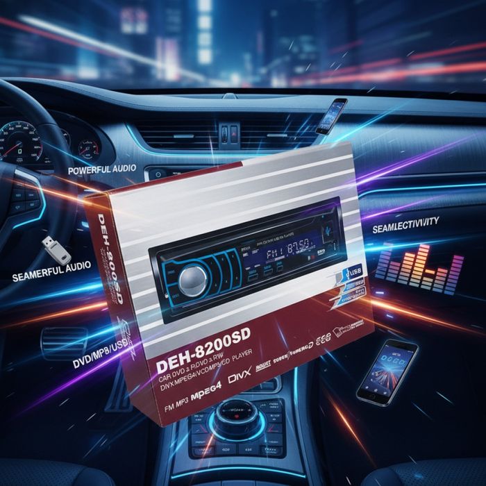 Автомобилен мултимедиен плейър DEH-8200SD