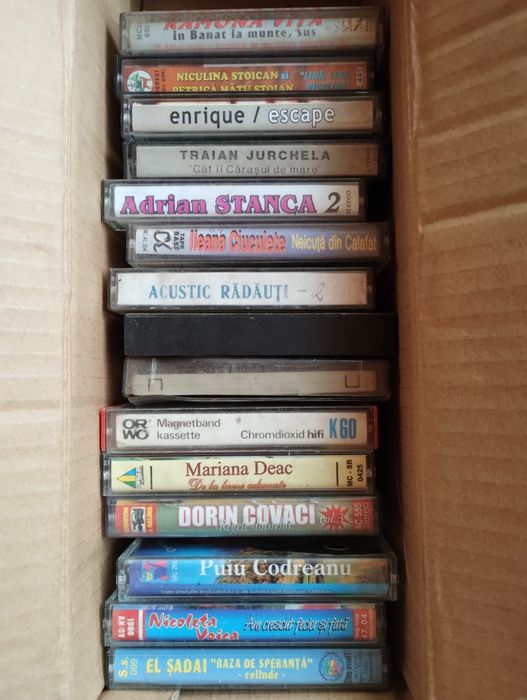 Casete vechi pentru colecție