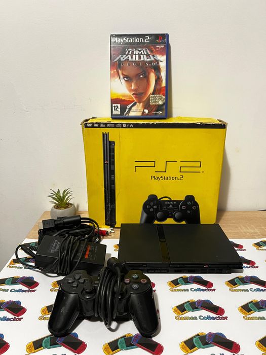Consola Playstation 2 Slim FULL BOX MODEL DE COLECTIE