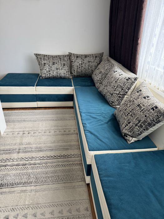 Coltar modular cu lada