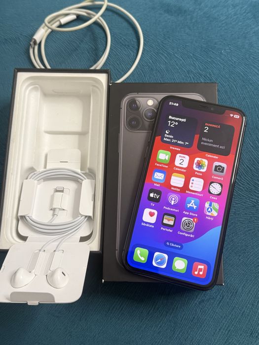 iPhone 11 pro - space grey - 90% baterie - liber retea