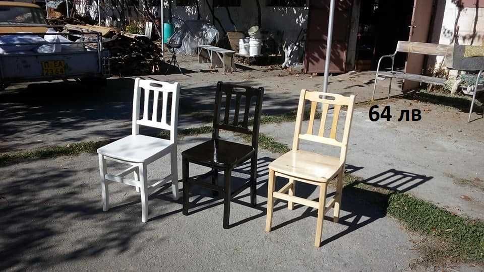 Дървени столове от производител