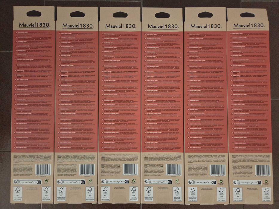 Месарски нож Mauviel 1830 15 см. - 6 /шест/ броя