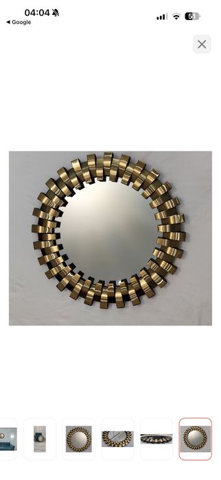 Зеркало настенное NYMPHEA 80x80 см