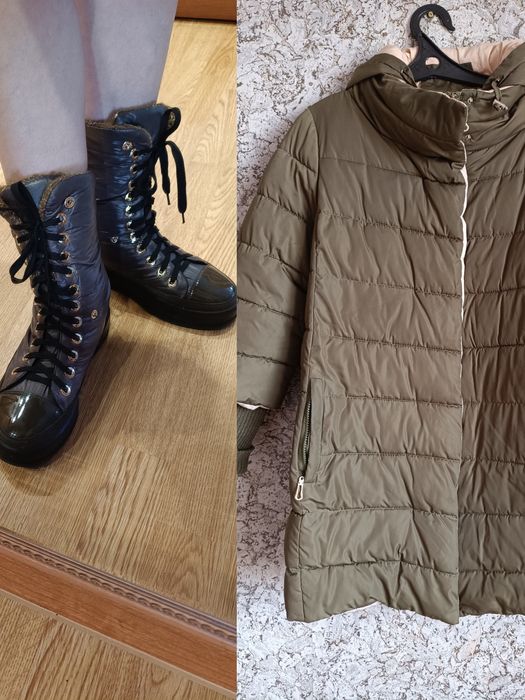 Продам куртку и ботинки,Цена за обе вещи,состояние идеальное