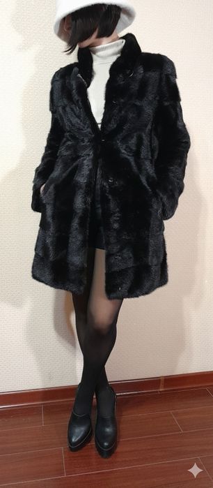 Шуба норковая, трансформер
