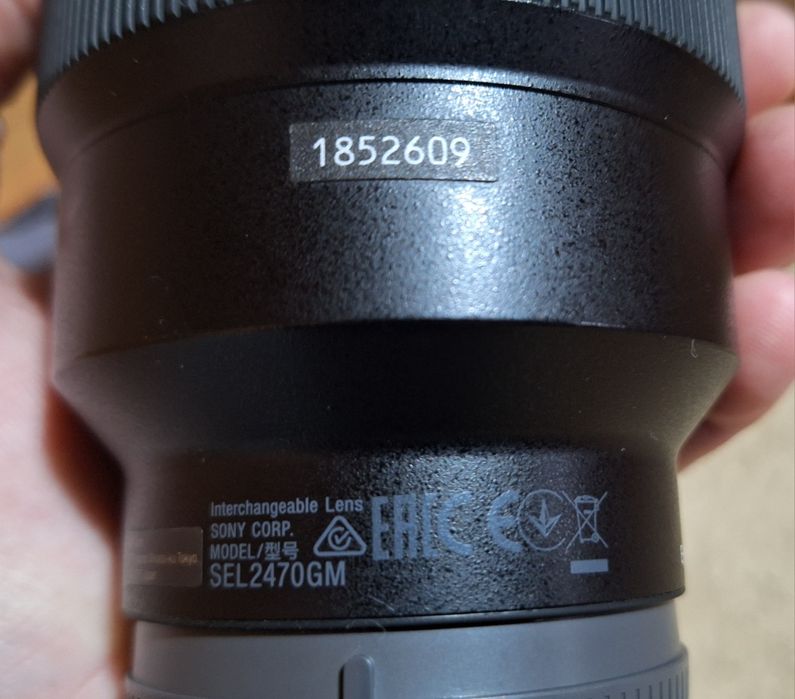 Obiectiv Sony FE 24 70 F2.8 GM ful frame E mount  pt A7 III  IV  a6500