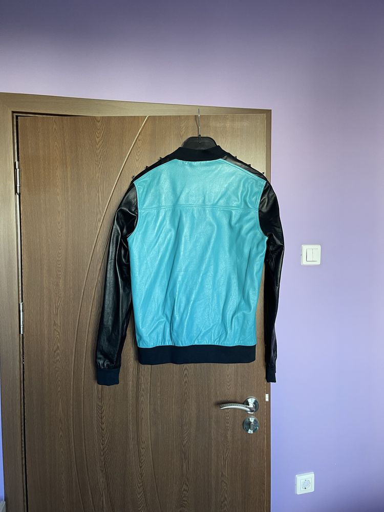 Fred Hardie Luxury Яке от Естествена кожа Varsity Jacket Diesel Nike