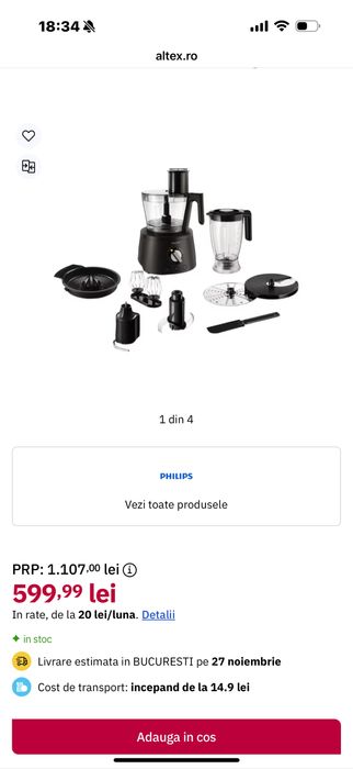 Robot de bucatarie PHILIPS Avance Collection HR7776/90