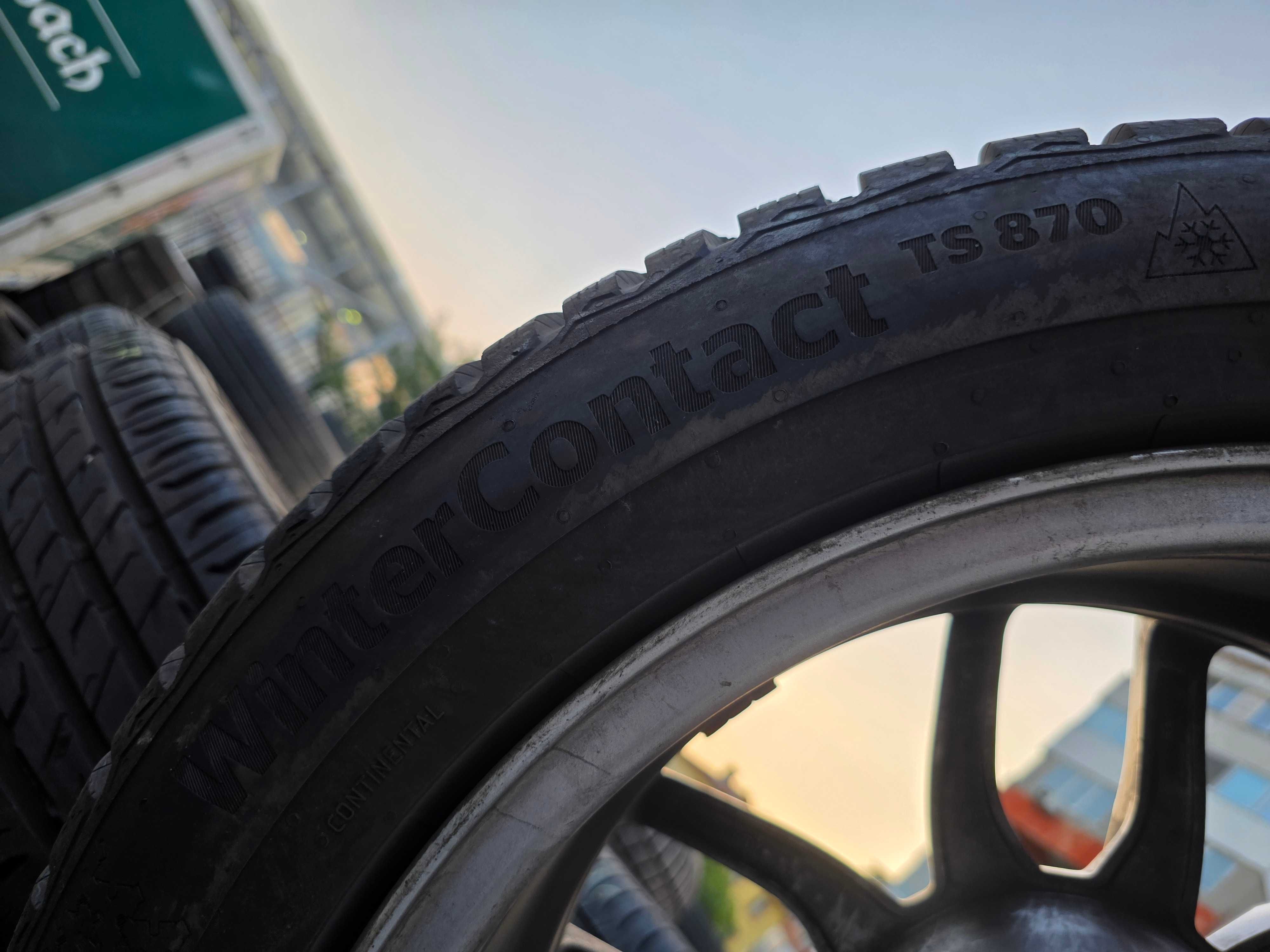 4бр Като нови зимни гуми 225 50 17 - Continental