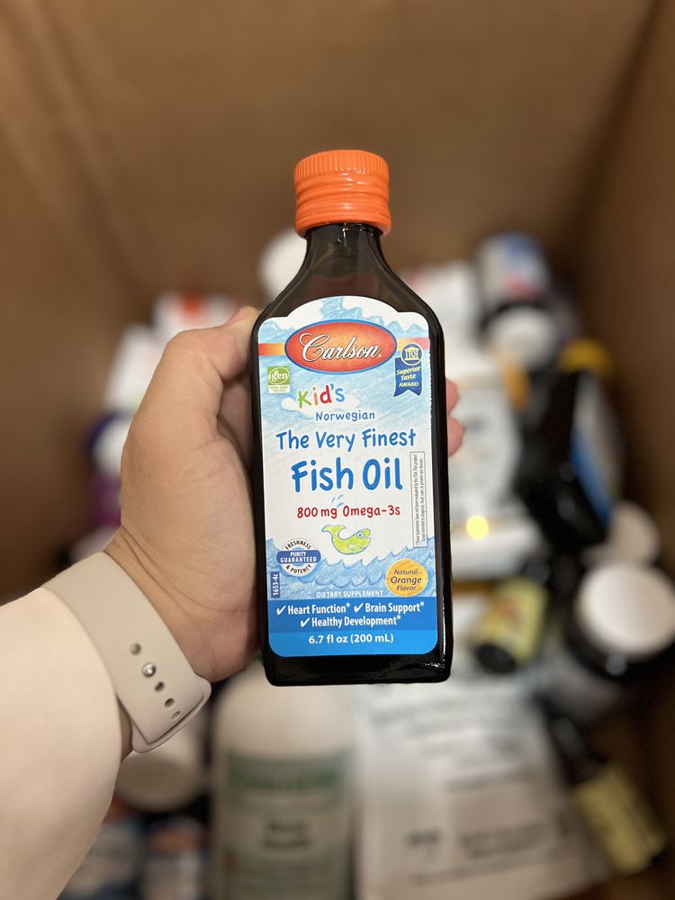 Детская омега kids Fish oil Carlson